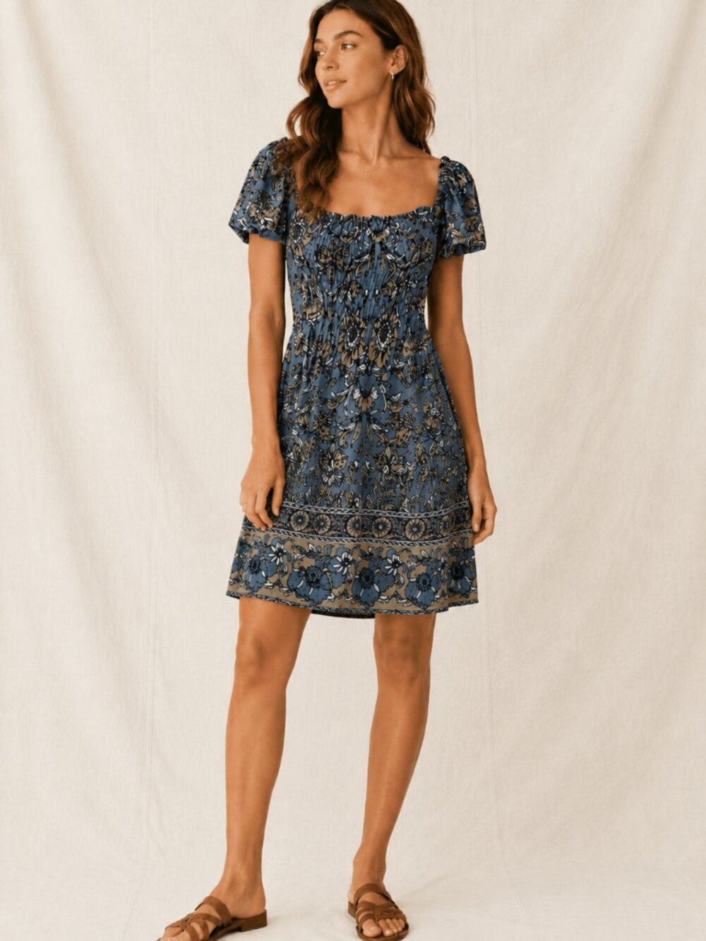 JEN’S PIRATE BOOTY‎ Floral Blue Dress